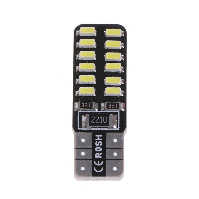 T10 W5W 3014 24 LED Bulb Car Tail Stop Brake Lamp Bulbs Auxiliary Lights Universal White LED Bulb
T10 W5W 3014 24 LED Bulb Car Tail Stop Brake Lamp Bulbs Auxiliary Lights Universal White LED Bulb