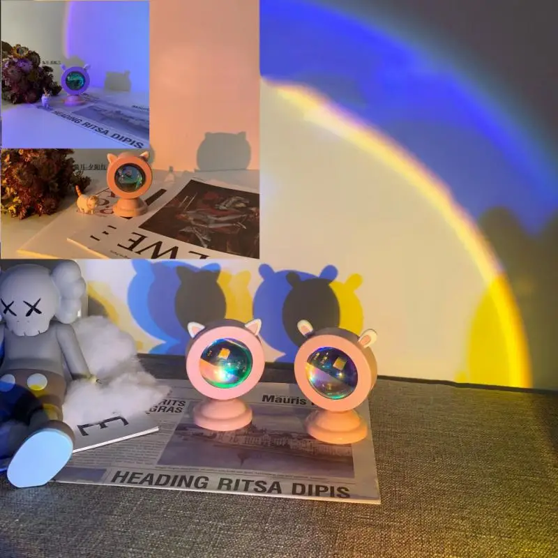 Room Decor Night Lamp Rainbow Dawn Usb Rgb Mini Light Photo Led Wholesale Atmosphere Ins Projector Led Desk Lamps
Room Decor Night Lamp Rainbow Dawn Usb Rgb Mini Light Photo Led Wholesale Atmosphere Ins Projector Led Desk Lamps