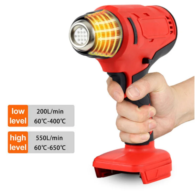 Lithium Electric Hot Air Gun Wireless Plastic Welding Gun High Power Portable Roasting Gun Compatible with Makita Batteries
Lithium Electric Hot Air Gun Wireless Plastic Welding Gun High Power Portable Roasting Gun Compatible with Makita Batteries