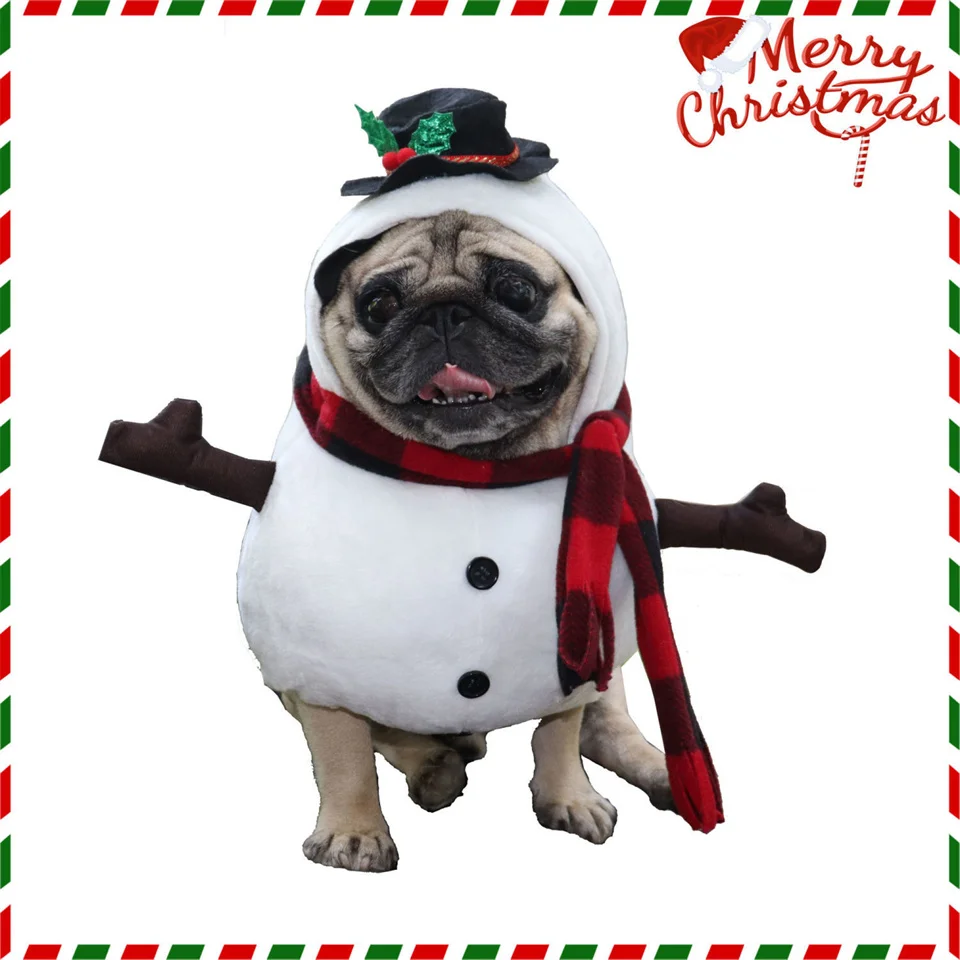 Snowman COS Pet Costume Dog Cat Christmas Dress-up Suitable for Both Small Pets Cute Wig Party Supplies and Accessories
Snowman COS Pet Costume Dog Cat Christmas Dress-up Suitable for Both Small Pets Cute Wig Party Supplies and Accessories