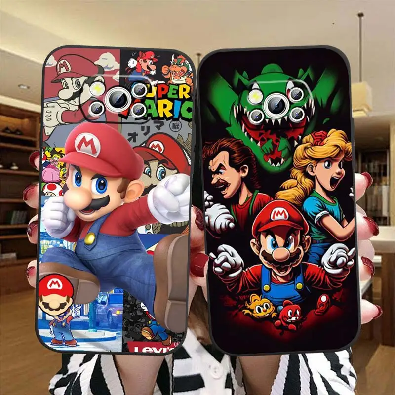 Cute Cartoon Anime Mario Hot Phone Case For Xiaomi Mi Poco X5 X4 X3 NFC F5 F4 F3 GT M5 M5s M4 M3 Pro C50 C40 5G Black Cover
Cute Cartoon Anime Mario Hot Phone Case For Xiaomi Mi Poco X5 X4 X3 NFC F5 F4 F3 GT M5 M5s M4 M3 Pro C50 C40 5G Black Cover