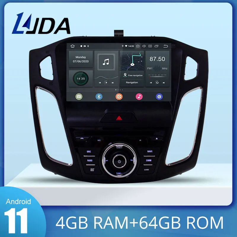 LJDA Android 11 Car DVD Player For Ford Focus 2015 2016 2017 Multimedia GPS Navigation Stereo 1 Din Car Radio DSP 4G+64G Carplay
LJDA Android 11 Car DVD Player For Ford Focus 2015 2016 2017 Multimedia GPS Navigation Stereo 1 Din Car Radio DSP 4G+64G Carplay