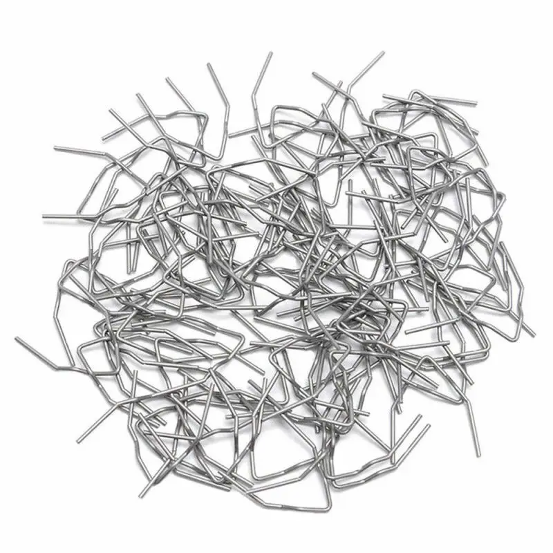 600 Pcs/Set Standard Pre Cut 0.8mm/0.6mm For Car Bumper Welding Nail Silver Machine Wave Welding Hot Stapler
600 Pcs/Set Standard Pre Cut 0.8mm/0.6mm For Car Bumper Welding Nail Silver Machine Wave Welding Hot Stapler