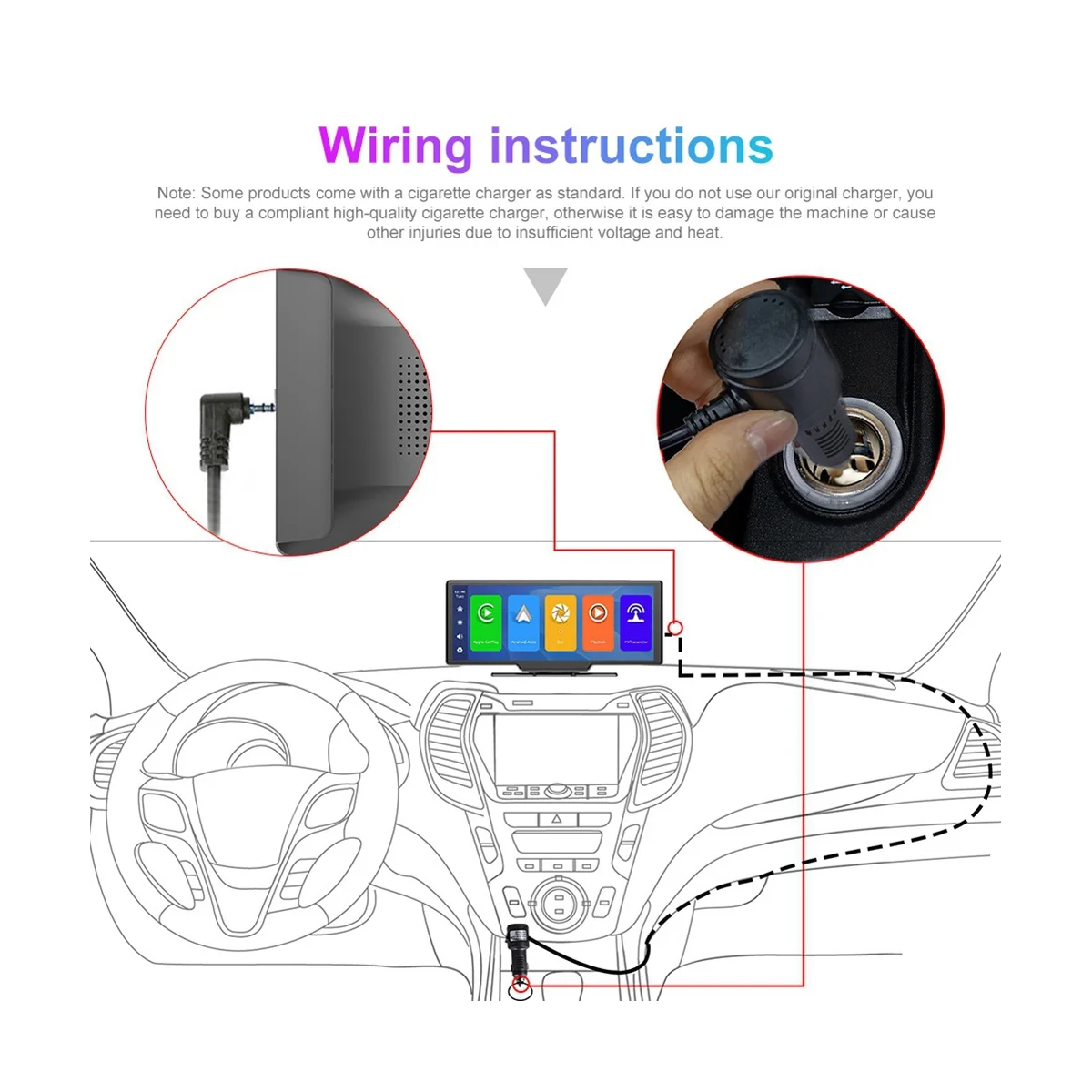 Wireless Carplay Portable Car Stereo Android Auto, 9.3 Inch HD Touchscreen with Bluetooth Rear Backup Camera TF Card
Wireless Carplay Portable Car Stereo Android Auto, 9.3 Inch HD Touchscreen with Bluetooth Rear Backup Camera TF Card