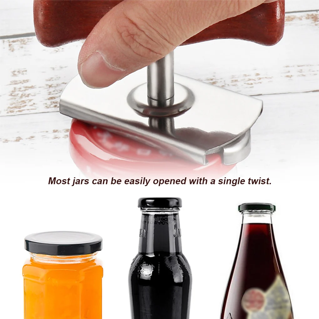 Kitchen Accessories Beer Bottle Opener Can Gap Lids Off Easily with Wood Handle Rustproof Labor-saving Can Lids Off Gadgets
Kitchen Accessories Beer Bottle Opener Can Gap Lids Off Easily with Wood Handle Rustproof Labor-saving Can Lids Off Gadgets