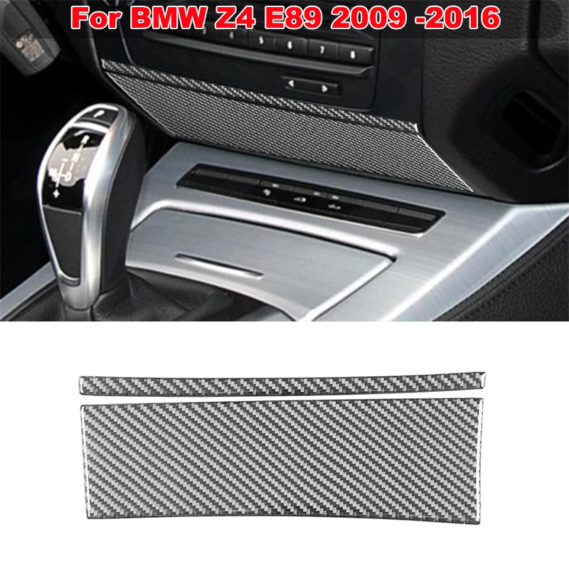 

Interior Central Control Panel Decoration Cover Trim Sticker For BMW Z4 E89 2009 -2016 Real Carbon Fiber Car Accessories