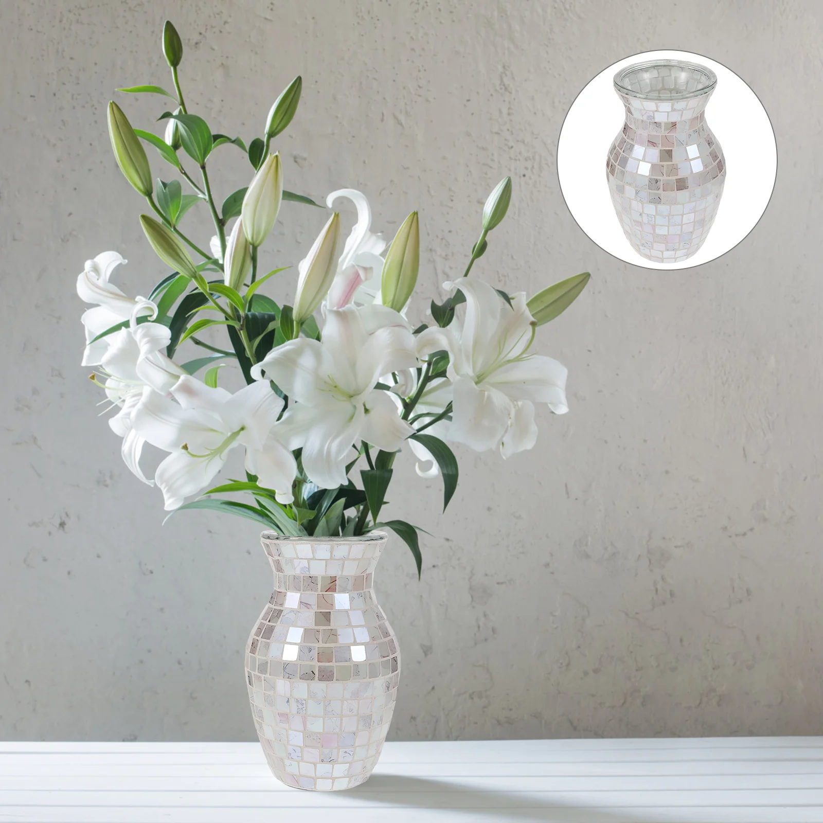 Vase Flowerdesktop Floral Arrangement Container Centerpiece Table Decorative Tall Country Dry Farmhouse Mosaic Retro
Vase Flowerdesktop Floral Arrangement Container Centerpiece Table Decorative Tall Country Dry Farmhouse Mosaic Retro