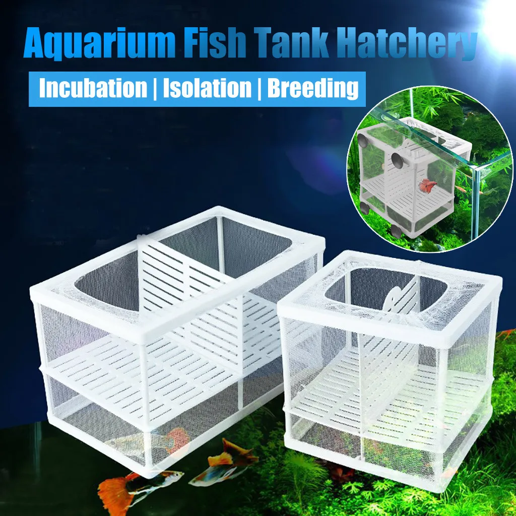 Aquarium Fish Breeding Breeder Box Baby Fish Hatchery Isolation Net Fish Tank Incubator Box Hanging Aquarium Accessory Supplies
Aquarium Fish Breeding Breeder Box Baby Fish Hatchery Isolation Net Fish Tank Incubator Box Hanging Aquarium Accessory Supplies