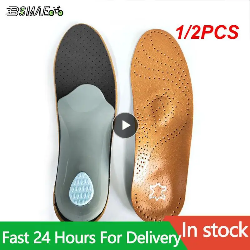 1/2PCS Leather Orthotic Insole for Flat Feet Arch Support Orthopedic Shoes Sole Insoles for Feet Suitable Men Women Children O/X
1/2PCS Leather Orthotic Insole for Flat Feet Arch Support Orthopedic Shoes Sole Insoles for Feet Suitable Men Women Children O/X