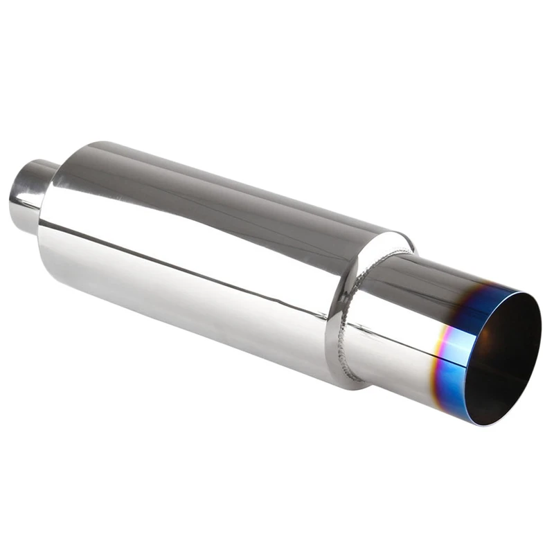 New Car Styling 4 Inch Stainless Steel Universal Burnt Tip Muffler Exhaust+Silencer
New Car Styling 4 Inch Stainless Steel Universal Burnt Tip Muffler Exhaust+Silencer