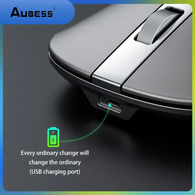 Rechargeable Mouse Aluminum Alloy Wireless Mouse Dual Mode Computer Controller Mute Computer Accessories 3d Anti-skid
Rechargeable Mouse Aluminum Alloy Wireless Mouse Dual Mode Computer Controller Mute Computer Accessories 3d Anti-skid