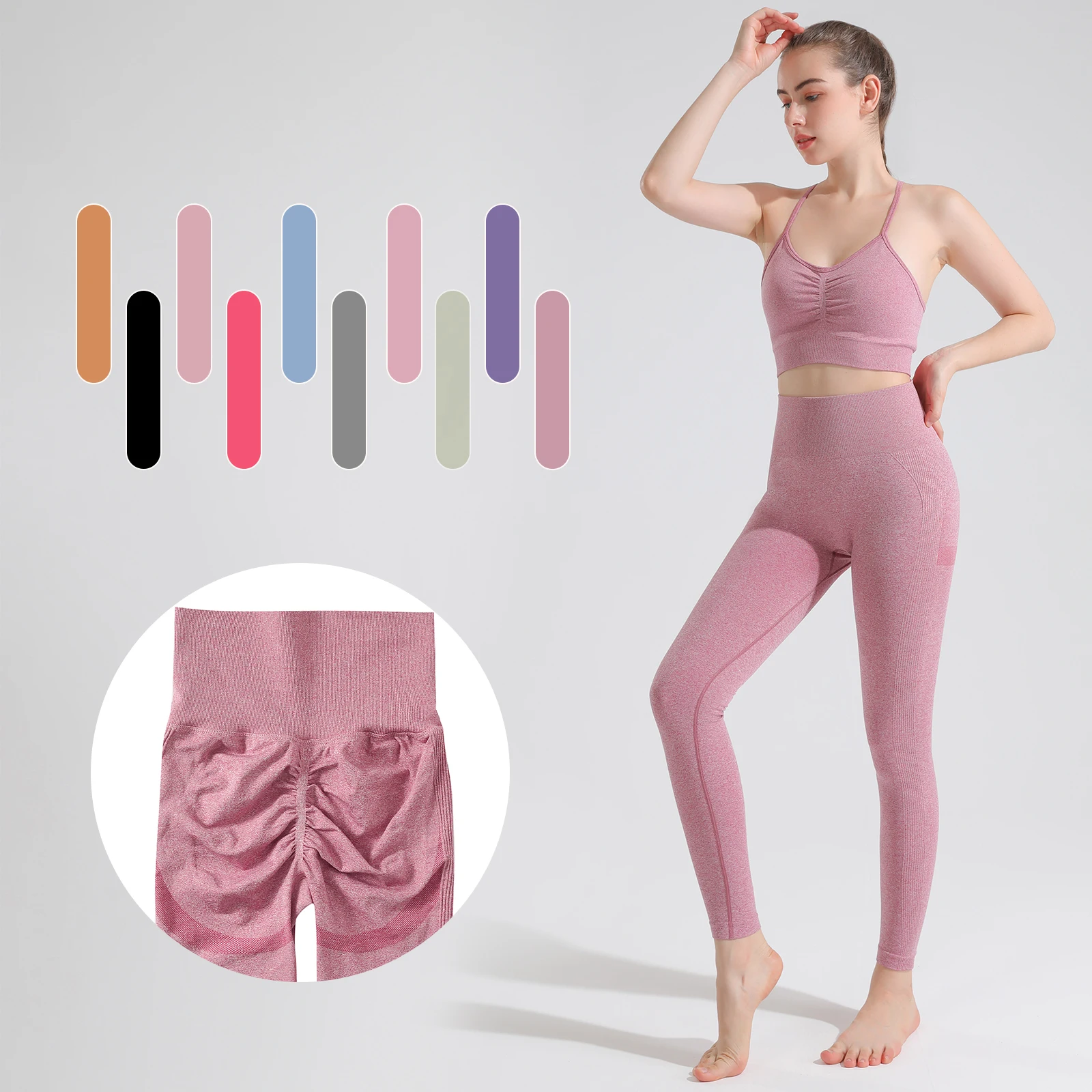 High Waist Seamless Yoga Pants Sports Fitness Yoga Buttock Lifting Fitness Women's Sexy Yoga Top Yoga Gym Running Yoga Leggings
High Waist Seamless Yoga Pants Sports Fitness Yoga Buttock Lifting Fitness Women's Sexy Yoga Top Yoga Gym Running Yoga Leggings