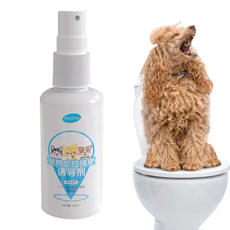 Pet Potty Training Spray Dog Toilet Positioning TrainingDefecation No Mess Pet Corrector Spray 100ml Attractant & Anti PeeGadget
Pet Potty Training Spray Dog Toilet Positioning TrainingDefecation No Mess Pet Corrector Spray 100ml Attractant & Anti PeeGadget