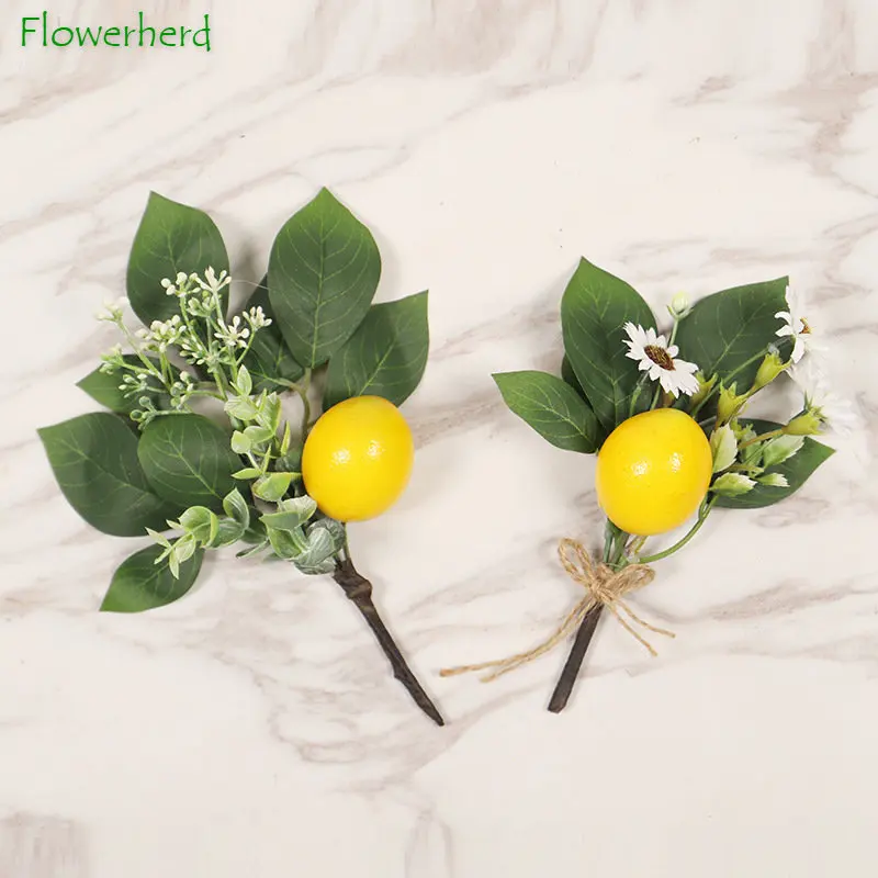 Yellow Lemon with Green Leaves Branches Artificial Floral Picks Spring Picks Lemon Fake Fruit Stems for Vase Table Home Decor
Yellow Lemon with Green Leaves Branches Artificial Floral Picks Spring Picks Lemon Fake Fruit Stems for Vase Table Home Decor