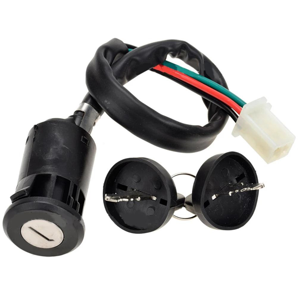 1pc Key Cylinder Switch With 2 Keys 4 Wire Ignition Key Barrel Switch 50cc 70cc 90cc 110cc Quad Dirt Bike ATV Black
1pc Key Cylinder Switch With 2 Keys 4 Wire Ignition Key Barrel Switch 50cc 70cc 90cc 110cc Quad Dirt Bike ATV Black