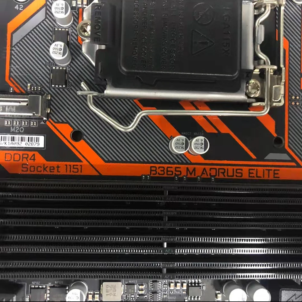 Настольная материнская плата для Gigabyte B365M AORUS ELITE Micro ATX B365 M.2 SSD 64G LGA 1151 DDR4 100%