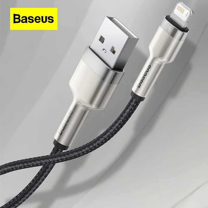 Кабель Baseus из цинкового сплава для быстрой зарядки и передачи данных IPhone 13 12promax