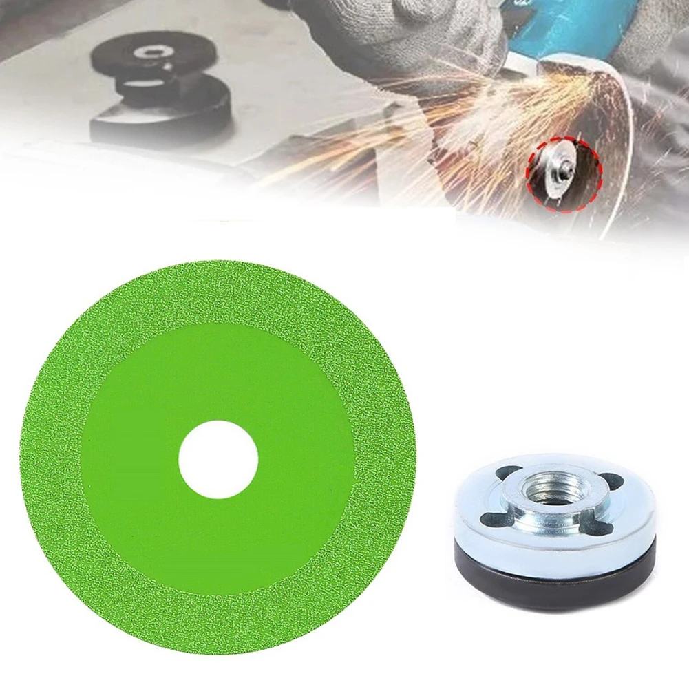 100mm Glass Cutting Disc With Pressure Plates Diamond Saw Blade Ceramic Tile Polishing Grinding Disc For 100 Type Angle Grinder
100mm Glass Cutting Disc With Pressure Plates Diamond Saw Blade Ceramic Tile Polishing Grinding Disc For 100 Type Angle Grinder