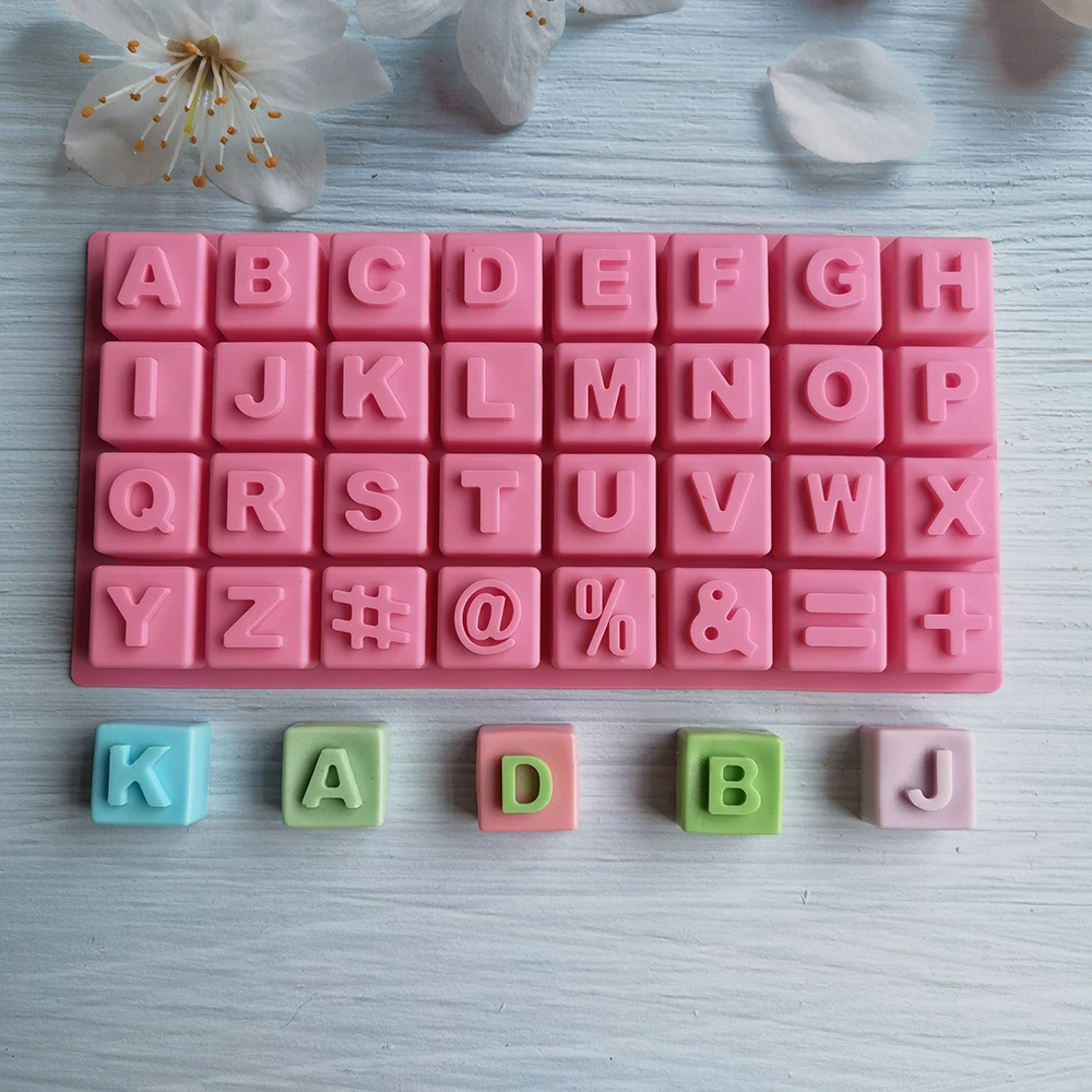Lump English Letter Shape Silicone Mold Chocolate Cake Decor Desserts Baking Candle Soap Clay Tools Kitchen Supplies Mould
Lump English Letter Shape Silicone Mold Chocolate Cake Decor Desserts Baking Candle Soap Clay Tools Kitchen Supplies Mould