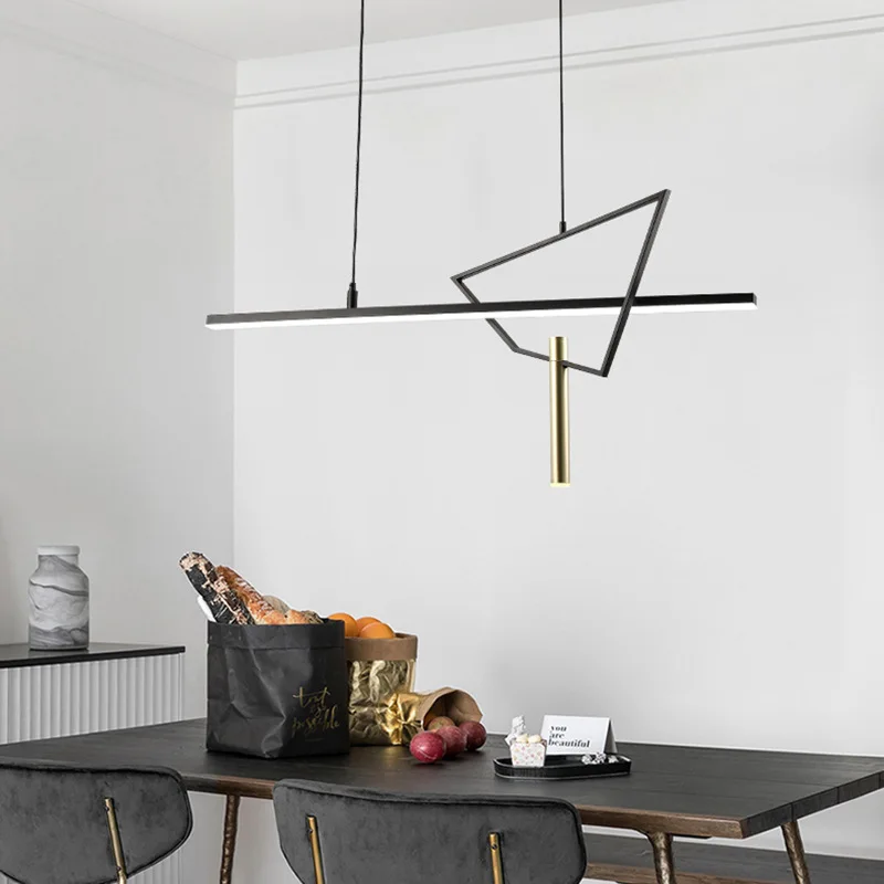 Minimalist Linear Pendant Light Dining Room Black Nordic Pendant Light Living Room Decoration Led Lampadari Chandeliers HX50NU
Minimalist Linear Pendant Light Dining Room Black Nordic Pendant Light Living Room Decoration Led Lampadari Chandeliers HX50NU