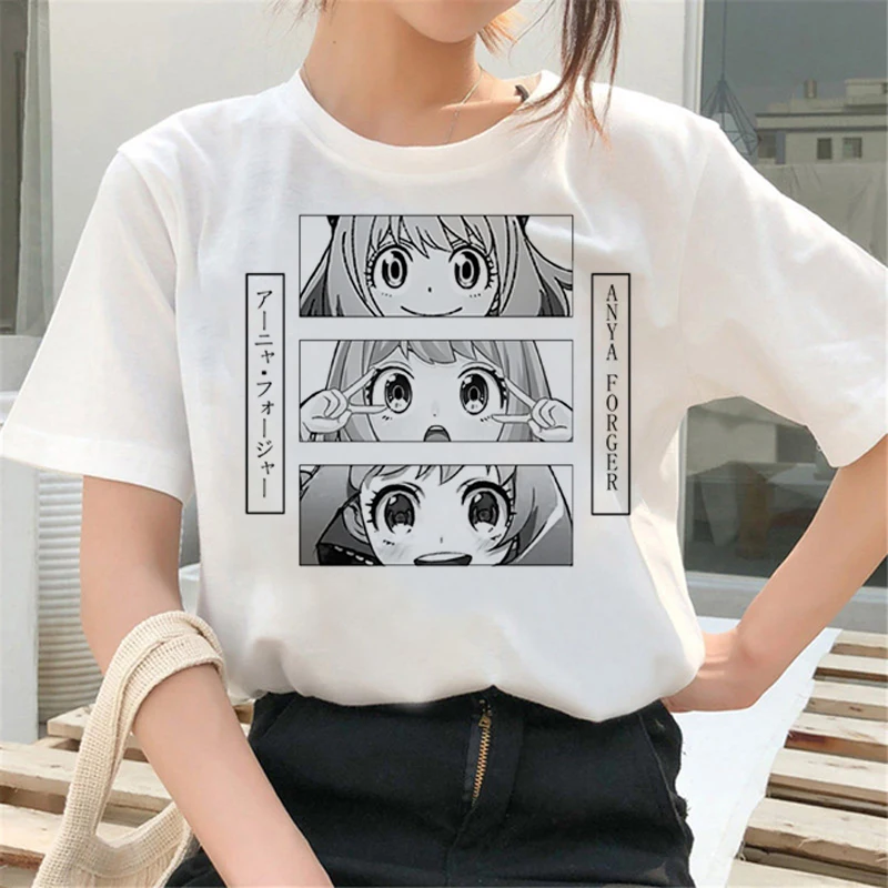 Japanese Anime Spy X Family T Shirt Men Kawaii Cartoon Anya T-shirt Unisex Manga Tshirt Funny Streetwear Harajuku Clothes Male
Japanese Anime Spy X Family T Shirt Men Kawaii Cartoon Anya T-shirt Unisex Manga Tshirt Funny Streetwear Harajuku Clothes Male