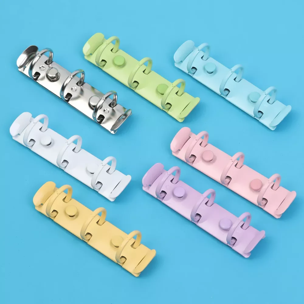 3 Holes Notebook Binding Hoops Binder Clip Colorful Metal Spiral Rings File Folder Refillable Office Supplies Stationery
3 Holes Notebook Binding Hoops Binder Clip Colorful Metal Spiral Rings File Folder Refillable Office Supplies Stationery