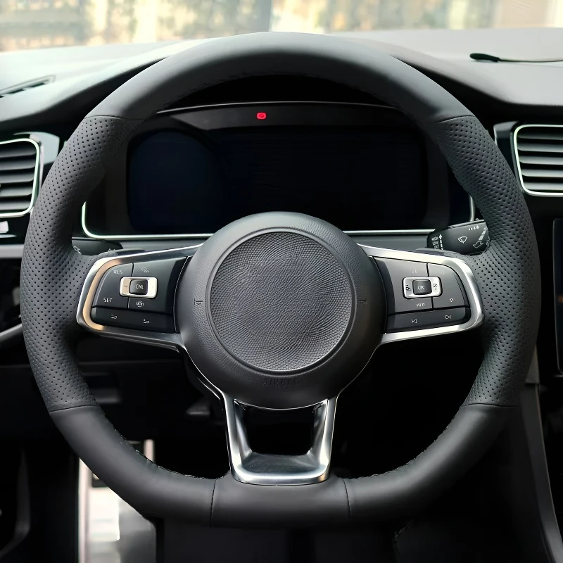 Для Volkswagen Golf R-Line 15-20 чехол на руль, сшитый вручную, легкий и дышащий, модификация с полным покрытием, дизайн
Для Volkswagen Golf R-Line 15-20 чехол на руль, сшитый вручную, легкий и дышащий, модификация с полным покрытием, дизайн
