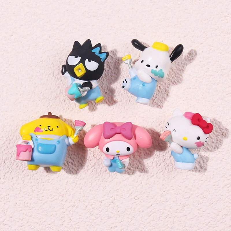Kawaii Sanrio Painter Figures Melody Bad Badtz Maru Pochacco Anime Figure Pvc Toy Model Hand Made Anime Dolls Toys Gift for Kid
Kawaii Sanrio Painter Figures Melody Bad Badtz Maru Pochacco Anime Figure Pvc Toy Model Hand Made Anime Dolls Toys Gift for Kid