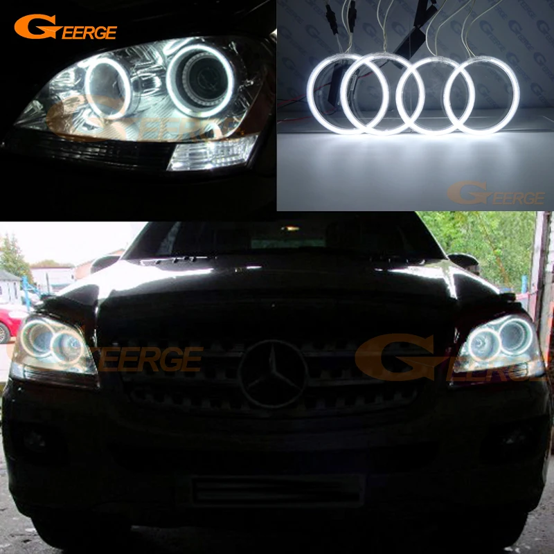 For Mercedes Benz M Class W164 ML 320 350 500 63 AMG Excellent Ultra Bright CCFL Angel Eyes Kit Halo Rings
For Mercedes Benz M Class W164 ML 320 350 500 63 AMG Excellent Ultra Bright CCFL Angel Eyes Kit Halo Rings