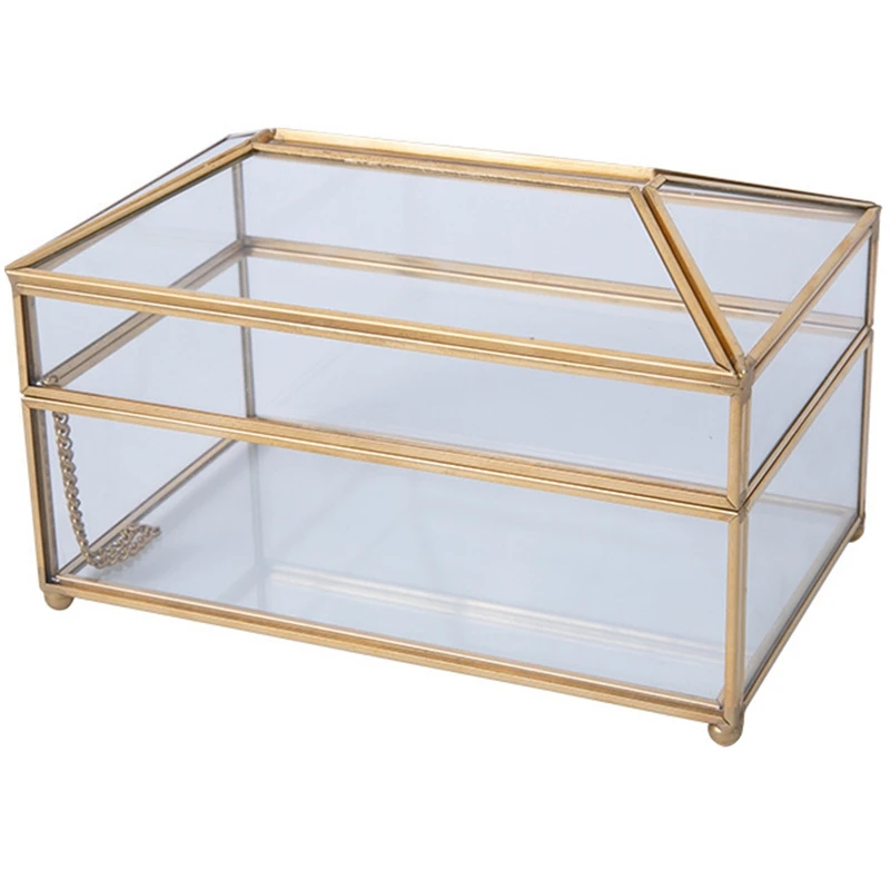 Practical Gold Glass Mirror Tissue Box Exquisite Glass Makeup Tissue Storage Box Elegant Gift for Birthdays Christmas Weddings
Practical Gold Glass Mirror Tissue Box Exquisite Glass Makeup Tissue Storage Box Elegant Gift for Birthdays Christmas Weddings