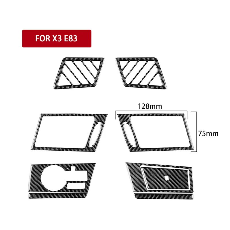 Carbon Fiber Sticker Headlight Fog Lamp Switch Panel Air Outlet Frame Car Trim For BMW X3 E83 2004 2005 2006 2007 2008 2009 2010
Carbon Fiber Sticker Headlight Fog Lamp Switch Panel Air Outlet Frame Car Trim For BMW X3 E83 2004 2005 2006 2007 2008 2009 2010