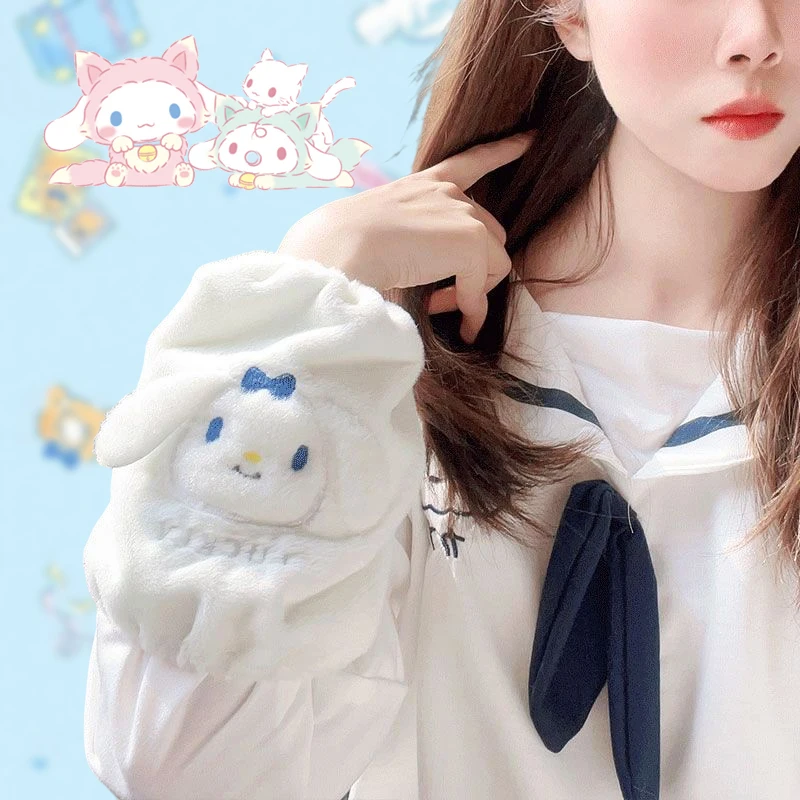 Cartoon Cinnamoroll Plush Raglan Sleeves Kawaii Sanrio Cute Soft Stuffed Plushies Hand Cuff Prevent Dirty Girls Toys Gifts
Cartoon Cinnamoroll Plush Raglan Sleeves Kawaii Sanrio Cute Soft Stuffed Plushies Hand Cuff Prevent Dirty Girls Toys Gifts