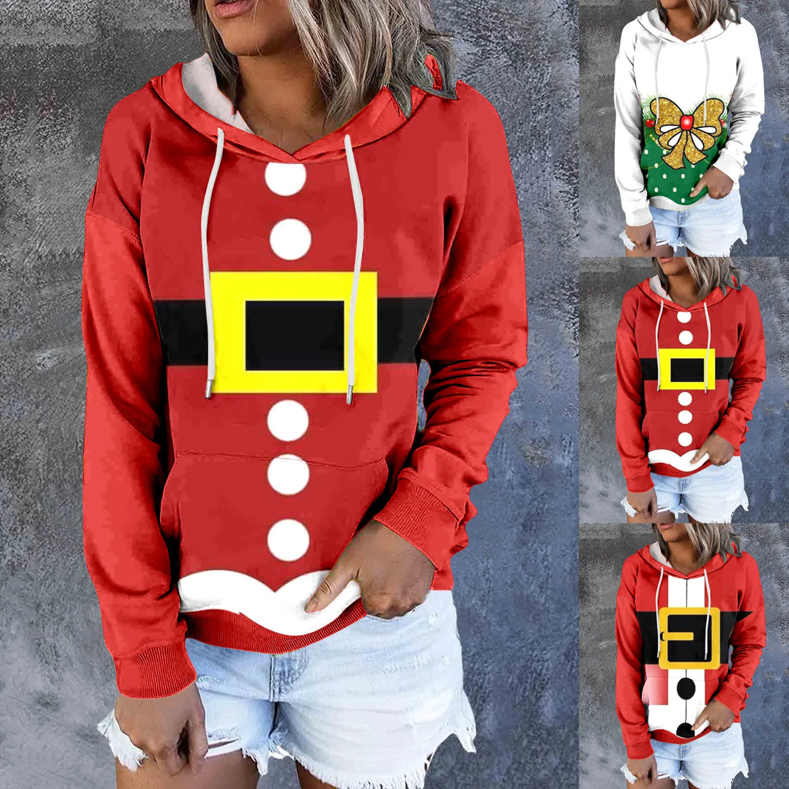 Женские зимние толстовки на молнии, Женская Повседневная Милая Рождественская Толстовка с длинным рукавом и карманами, тонкая Толстовка С Карманами
Женские зимние толстовки на молнии, Женская Повседневная Милая Рождественская Толстовка с длинным рукавом и карманами, тонкая Толстовка С Карманами