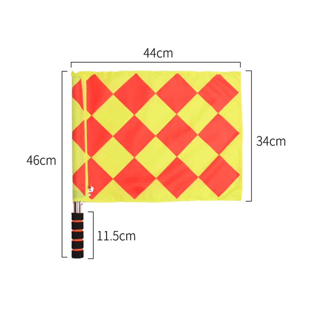 1 Set Soccer Referee Flags Football Linesman Flags Sports Game Referee Equipmen Football Border Flag Corner Flag High-visibility
1 Set Soccer Referee Flags Football Linesman Flags Sports Game Referee Equipmen Football Border Flag Corner Flag High-visibility