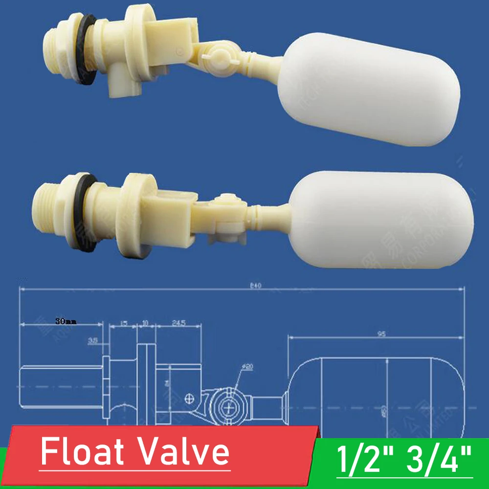 Float Valve switch 1/2" 3/4" for Tanks, Water Trough Horse Cattle Auto Filler Livestock Drinker water tower float valve
Float Valve switch 1/2" 3/4" for Tanks, Water Trough Horse Cattle Auto Filler Livestock Drinker water tower float valve