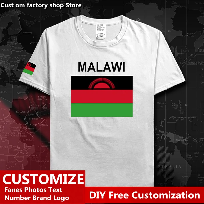 Malawi Country Flag T shirt DIY Custom Jersey Fans Name Number Brand LOGO Cotton T-shirts Men Women Loose Casual Sports T-shirt
Malawi Country Flag T shirt DIY Custom Jersey Fans Name Number Brand LOGO Cotton T-shirts Men Women Loose Casual Sports T-shirt