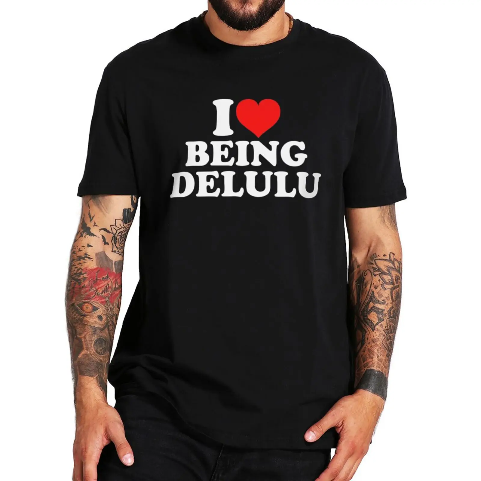 Футболка I Love Be Delulu, Забавные футболки Y2k в стиле слинг-Пун, 100% хлопок, Футболки унисекс с круглым вырезом, летние футболки для мужчин и женщин, европейский размер
Футболка I Love Be Delulu, Забавные футболки Y2k в стиле слинг-Пун, 100% хлопок, Футболки унисекс с круглым вырезом, летние футболки для мужчин и женщин, европейский размер