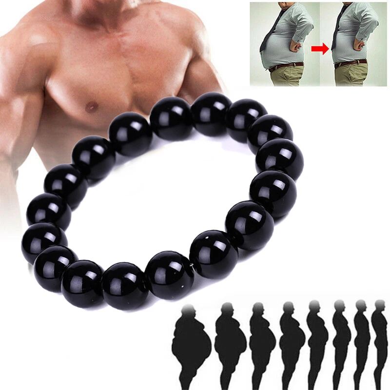Natural Obsidian Beaded Weight Loss Bracelets Women Decompress Relief Promote Blood Circulation Anti Anxiety Fitness Bracelet
Natural Obsidian Beaded Weight Loss Bracelets Women Decompress Relief Promote Blood Circulation Anti Anxiety Fitness Bracelet