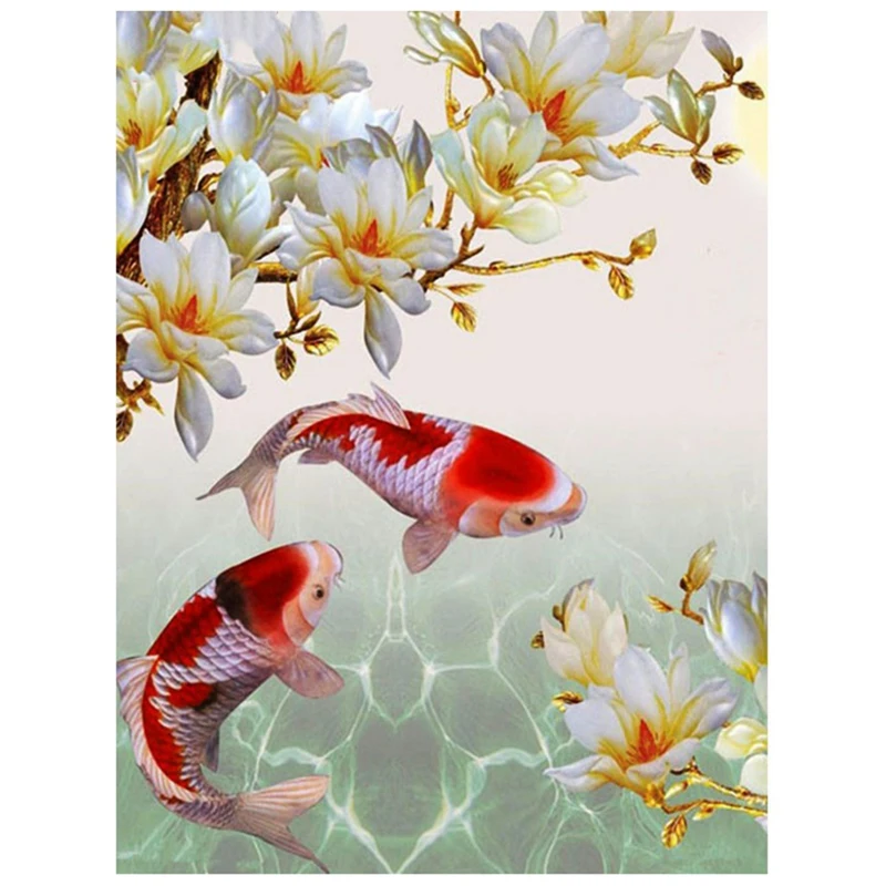 DIY Diamond Painting Diamond Embroidery Round Resin Diamond Cross Stitch Home Wall Decor 30X40cm,Koi ,Gold Fish
DIY Diamond Painting Diamond Embroidery Round Resin Diamond Cross Stitch Home Wall Decor 30X40cm,Koi ,Gold Fish