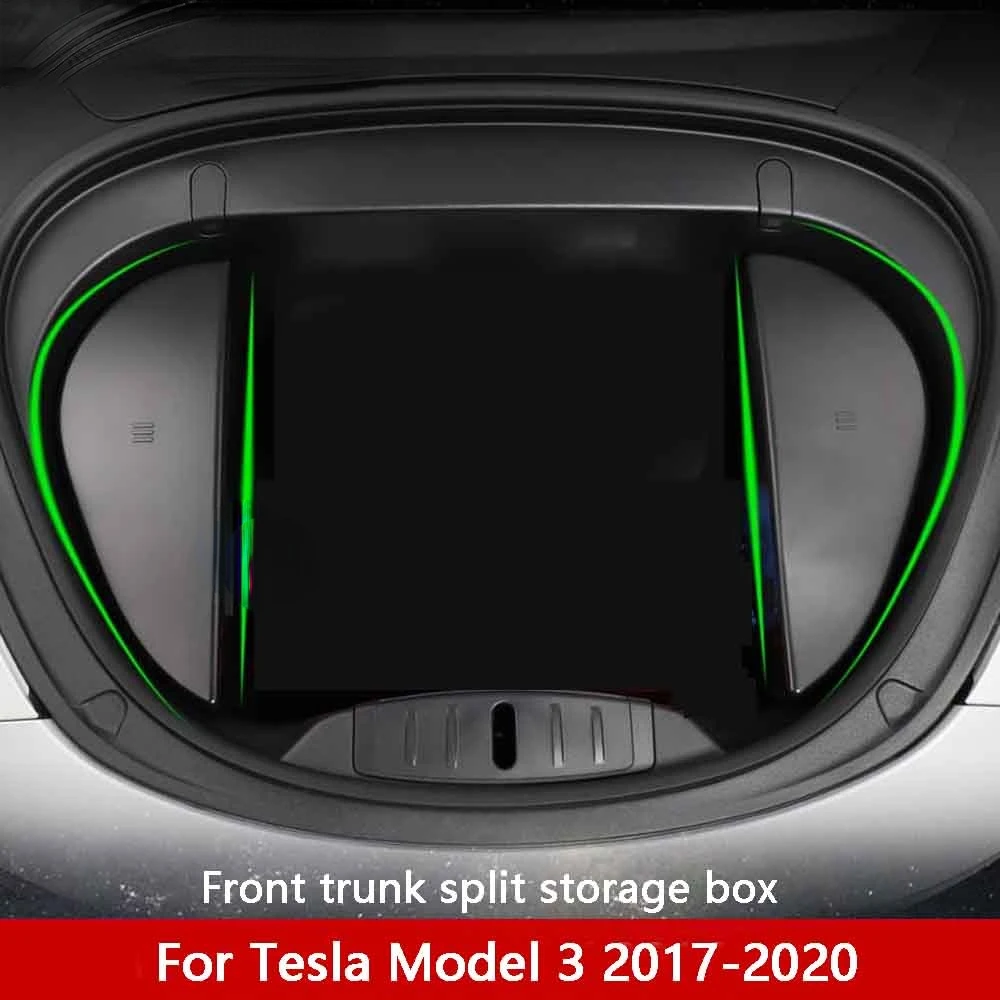 Для Tesla Model 3 2017-2020 автомобильный передний багажник разделенный ящик для хранения необходимый ящик для хранения для ежедневной организации п...
Для Tesla Model 3 2017-2020 автомобильный передний багажник разделенный ящик для хранения необходимый ящик для хранения для ежедневной организации п...