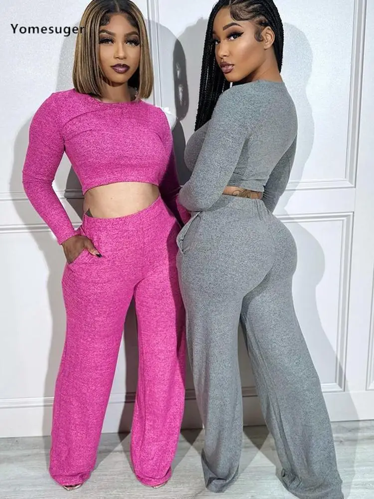 Женский спортивный костюм Soefdioo, однотонный комплект из 2 предметов для йоги и активного отдыха, Повседневная футболка с длинным рукавом и прямые брюки с широкими штанинами, осень 2023
Женский спортивный костюм Soefdioo, однотонный комплект из 2 предметов для йоги и активного отдыха, Повседневная футболка с длинным рукавом и прямые брюки с широкими штанинами, осень 2023