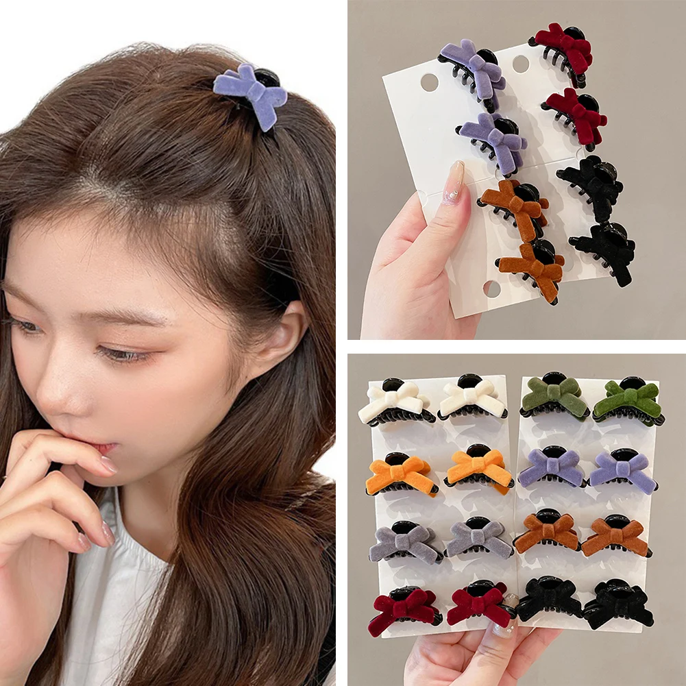 2022 Korean Fashion Flocking Mini Bow Ponytail Fixed Artifact Hair Claw Jewelry Hair Accessories for Women Girl Hair Accessories
2022 Korean Fashion Flocking Mini Bow Ponytail Fixed Artifact Hair Claw Jewelry Hair Accessories for Women Girl Hair Accessories