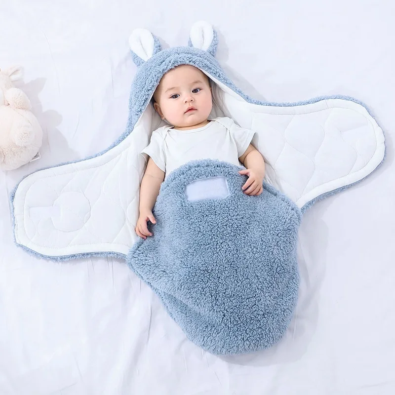 ZK20 Baby Quilt Baby Lamb Velvet Sleeping Bag Thickened Anti-shock Autumn And Winter Newborn Swaddle Newborn Wrap Supplies
ZK20 Baby Quilt Baby Lamb Velvet Sleeping Bag Thickened Anti-shock Autumn And Winter Newborn Swaddle Newborn Wrap Supplies