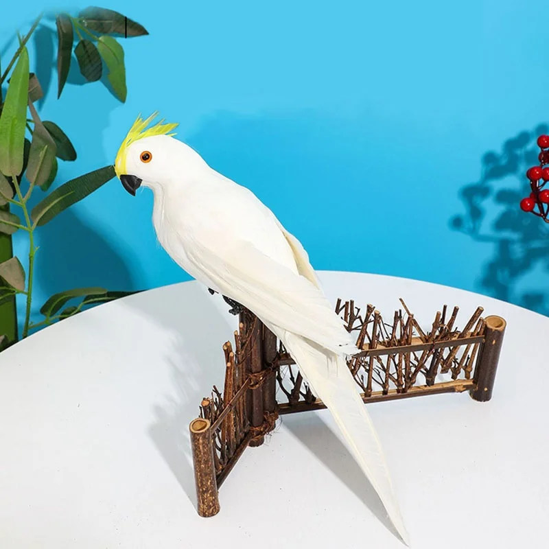 25/35cm Handmade Simulation Parrot Ornament Animal Bird Garden Bird Prop Creative Feather Lawn Decoration Miniature
25/35cm Handmade Simulation Parrot Ornament Animal Bird Garden Bird Prop Creative Feather Lawn Decoration Miniature