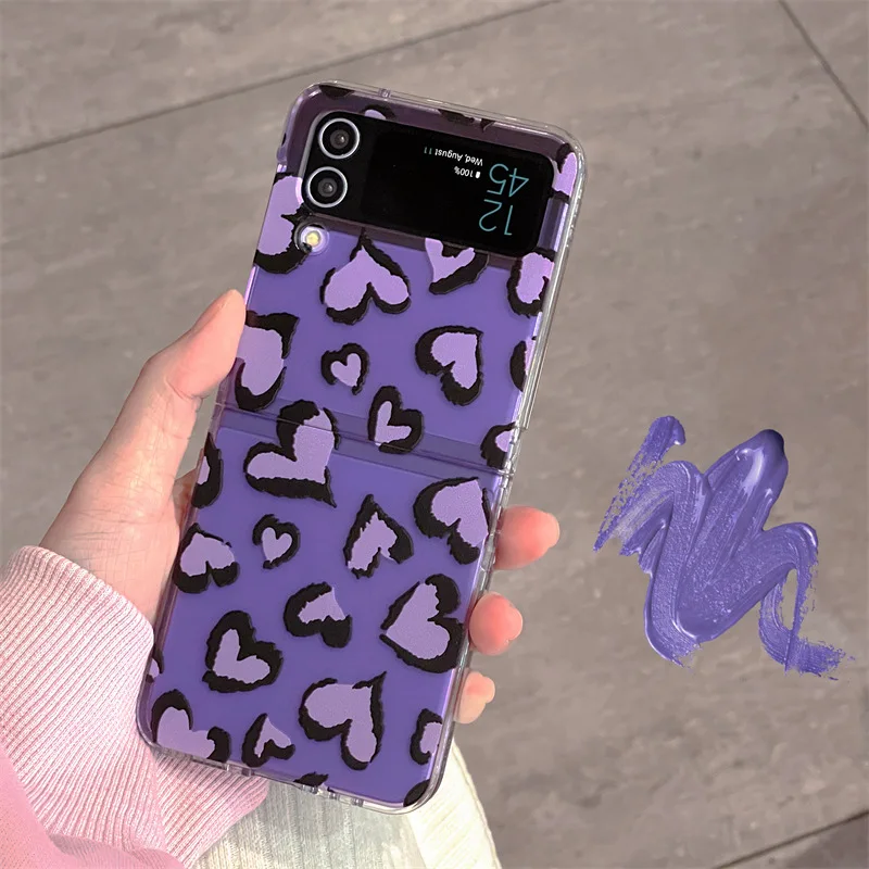 Ins Style Love Heart Leopard Print Phone Case for Samsung Galaxy ZFlip 4 3 Hard Cover for ZFlip3 Zflip4 Solid Shell Bracket
Ins Style Love Heart Leopard Print Phone Case for Samsung Galaxy ZFlip 4 3 Hard Cover for ZFlip3 Zflip4 Solid Shell Bracket