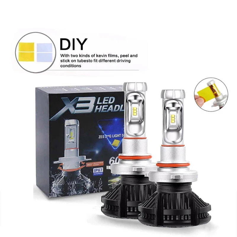 High Quality H4 LED Headlight H7 H11 10000LM 100W 12V 3000K 6500K 8000K HB3 9005 HB4 9006 12000LM for Car Light Bulb Headlights
High Quality H4 LED Headlight H7 H11 10000LM 100W 12V 3000K 6500K 8000K HB3 9005 HB4 9006 12000LM for Car Light Bulb Headlights