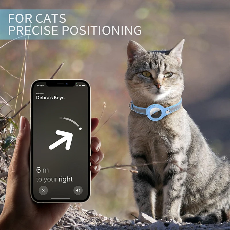 Cat Dog Necklace For Airtag Holder Pet Supplies Buckle Cat Accessories XS S M Adjustable Leather Pet Collar Puppy Anti-lost
Cat Dog Necklace For Airtag Holder Pet Supplies Buckle Cat Accessories XS S M Adjustable Leather Pet Collar Puppy Anti-lost