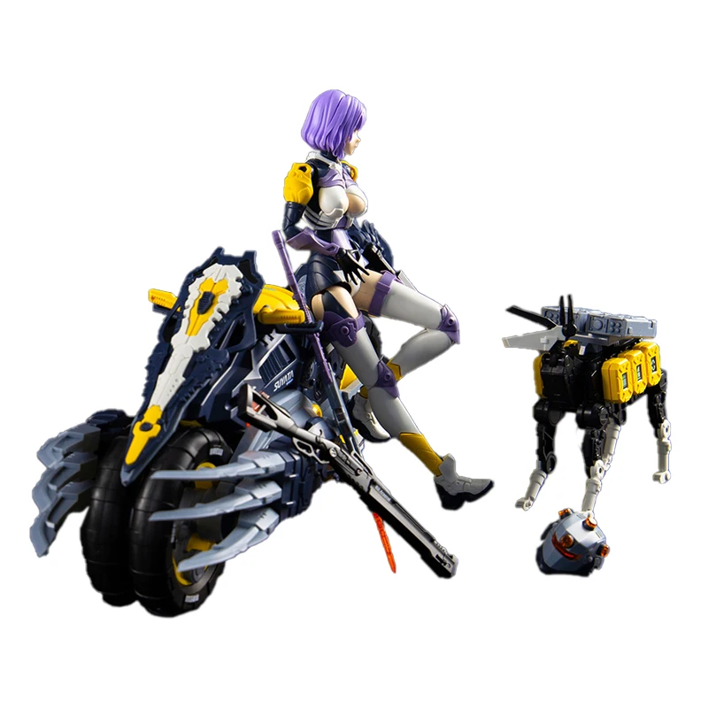 Поэма SUYATA Hunter's Arya 1/12, аниме девушка, экшн-фигурка с мотоциклом и механической собакой, набор моделей для сборки, игрушки, подарки
Поэма SUYATA Hunter's Arya 1/12, аниме девушка, экшн-фигурка с мотоциклом и механической собакой, набор моделей для сборки, игрушки, подарки
