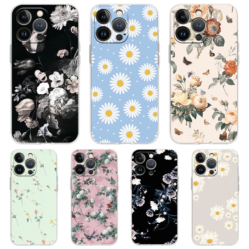 Flower Transparent Phone Case Cover for iPhone 14 13 12 11 Pro Max X XR 8 7 Plus SE 2020 XS Max Soft Luxury Shell Fundas Coque
Flower Transparent Phone Case Cover for iPhone 14 13 12 11 Pro Max X XR 8 7 Plus SE 2020 XS Max Soft Luxury Shell Fundas Coque