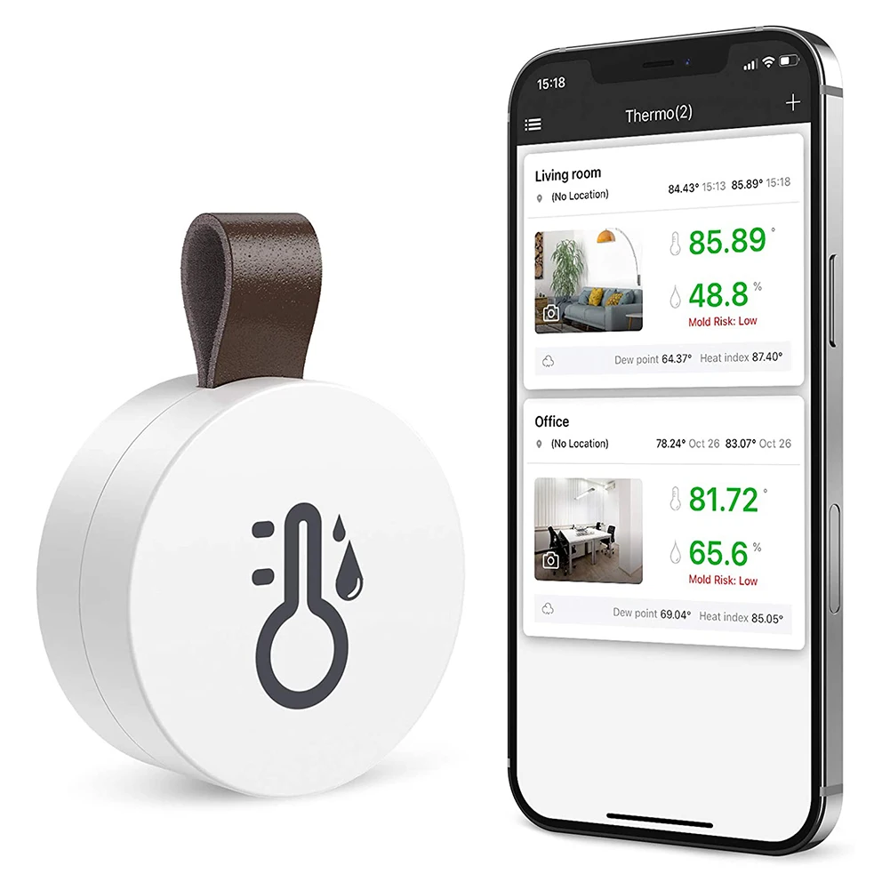 Mini Electronic Digital Temperature Humidity Sensor Meter Tools Bluetooth-compatible 5.0 Indoor Smart Thermometer Hygrometer
Mini Electronic Digital Temperature Humidity Sensor Meter Tools Bluetooth-compatible 5.0 Indoor Smart Thermometer Hygrometer
